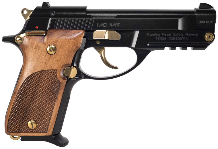 EAA GIRSAN MC14T 380ACP SOLUTION GOLD/BLK TIPUP - Pistols